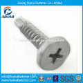 China Supplier Melhor Preço Em estoque Corbon Steel Cross Recess Móveis Pancake Head Screw